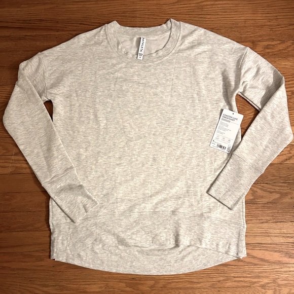 Athleta Tops - Athleta Coaster Luxe Sweatshirt, Gray, Small - NWT